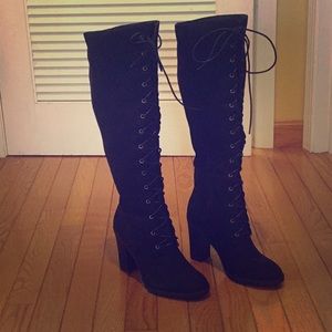 Reese Lace up boots Like  New!